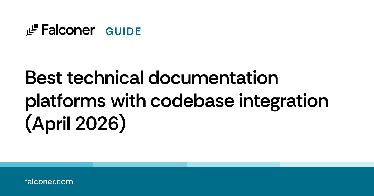 Codebase Documentation Best technical documentation platforms with codebase integration (April ...